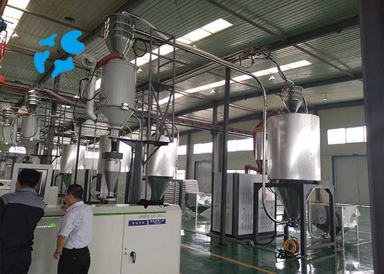 El gas de gran capacidad instala tubos la máquina plástica desecante 600kg/H del mezclador